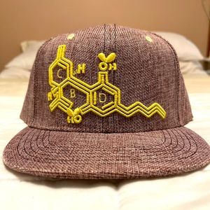 Grassroots SnapBack CBD Hat with secret pocket.